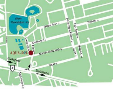 Hotel Aqua-Sol Hajduszoboszlo - Mapa - Hotel AquaSol**** Hajdúszoboszló ✔️ Hotel spa w Hajdúszoboszló