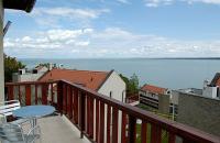 Pokój hotelowy z widokiem panoramą na Balaton, Hotel Echo Tihany