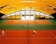 Hala tenisowa, korty tenisowe w Hotelu Helikon w Keszthely - nad Balatonem