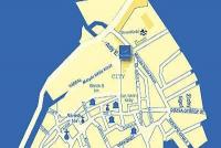 Castrum Hotel Szekesfehervar mapa orientacyjna