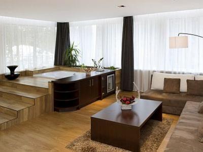 Hotel Ózon Residence - luksusowy pokój z jacuzzi i pięknym widokiem - ✔️ Hotel Ózon Mátraháza ✔️ Tani Ózon Hotel w Matra